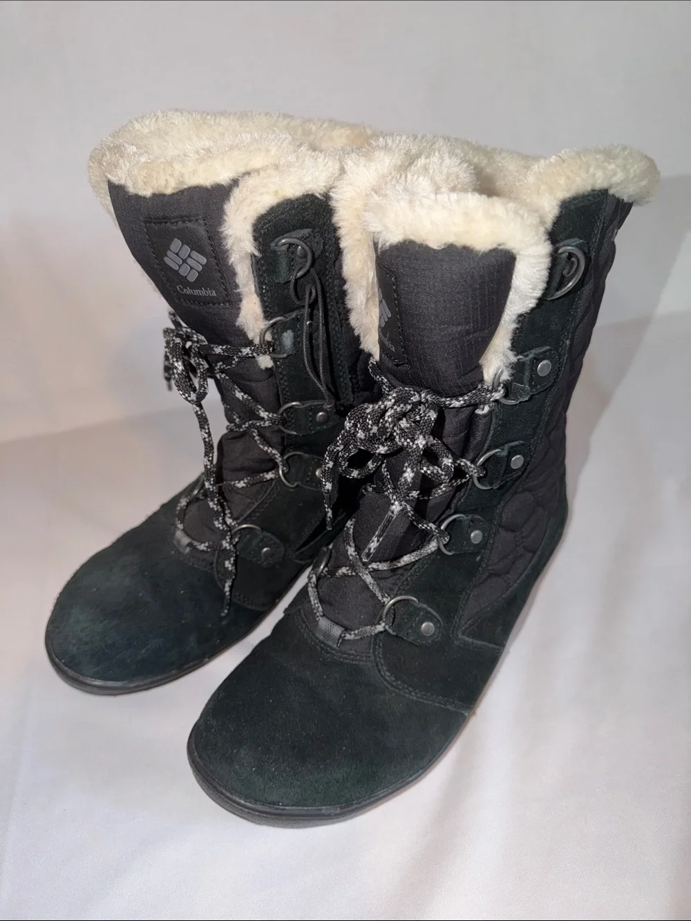 Columbia Black Omni Grip Winter Boots Women's Size 9